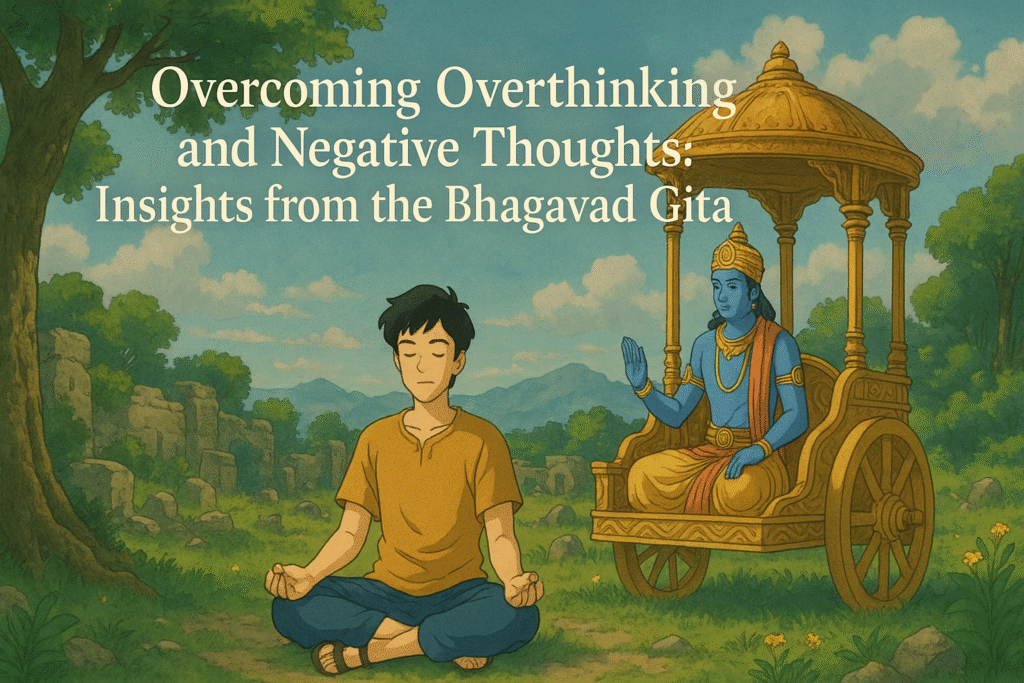 Overthinking-1024x683 Winning the Inner Battle: Overthinking & Negativity Through the Gita's Wisdom.