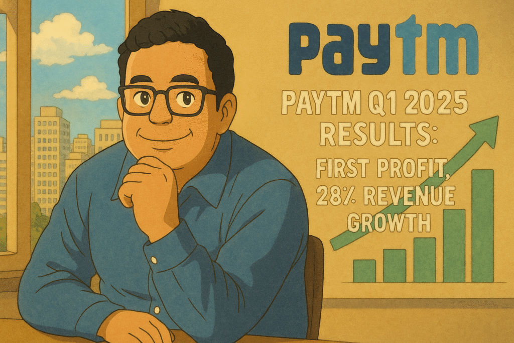 Paytm-q1-results-2025-1024x683 Paytm Q1 2025 Results: First Profit, 28% Revenue Growth, Net Profits of Rs 123 Crores.